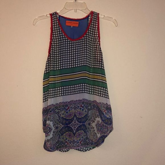 Clover Canyon Silk Sheer Tank Top Size XS - Picture 1 of 8